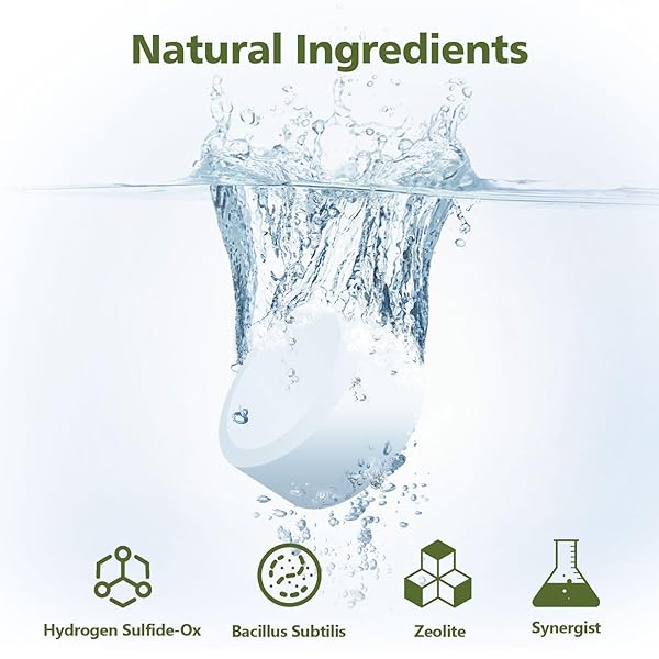 MUCK REDUCER NATURAL POND SLUDGE REMOVER 10 LB (20 SCOOPS) POND TABLETS TREATS 2.5 ACRES MUCK REMOVAL FOR PONDS & LAKES, WATER GARDEN,FOUNTAIN AWAY ODOR CONTROL,SAFE FOR FISH,AQUATIC LIFE,WILDLIFE,PET