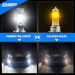 FAHREN 9007 LED Bulb, 33000LM Super Bright, 6500K