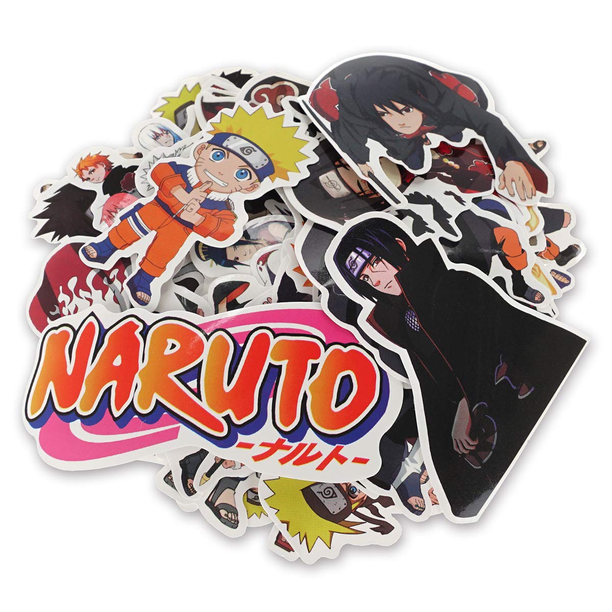 CoolChange Naruto vinyl stickers, 63 items