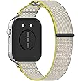 Chofit Elastic Watch Band Compatible with Huawei Watch Fit 3/Fit 4/Fit 4 Pro Bands,Breathable Nylon Loop stretchy Adjustable Strap Replacement Wristbands
