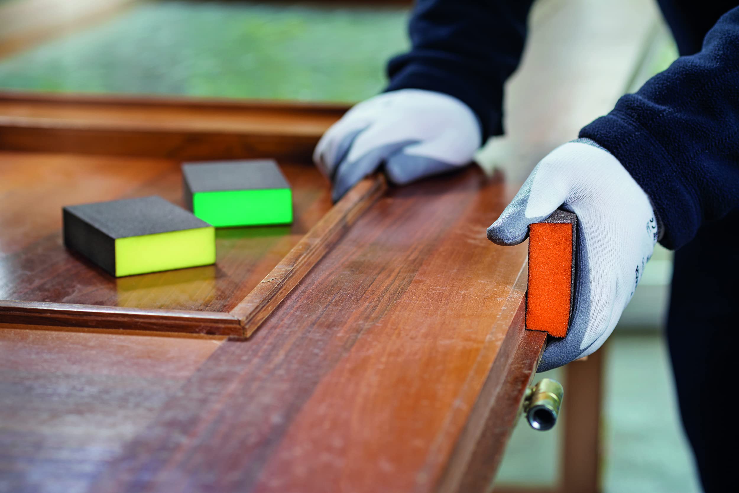 Bosch Professional 1x Schleifschwamm S471 Standard Blöcke Medium (Holz, Kunstoff und Metall, 69 x 97 x 26 mm, Zubehör Handschleifen) 6