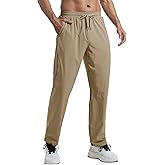 BALWUKO Men's Lightweight Sweatpants with Pockets Quick Dry Breathable Workout Pants for Men Athletic Gym Running Joggers
