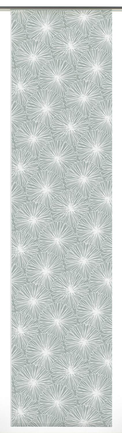 Gardinia Panel Curtain Panel Curtain Opaque Fabric Washable Bloomy Reed Green 60 x 245 cm (W x H)