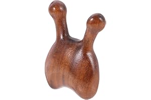 GARVALON Wood Facial Massager Nose Scraper Natural Sinus Massage Tool for Home Use Smooth Portable Acupoint