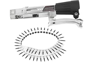 MOUMOUTEN Drywall Automatic Chain Screw Gun, Aluminum Auto Feed Screw Spike Chain Screw Gun Adapter, Adjustable Electric Drill Nailer Head, Automatic Nailing Machine Fittings