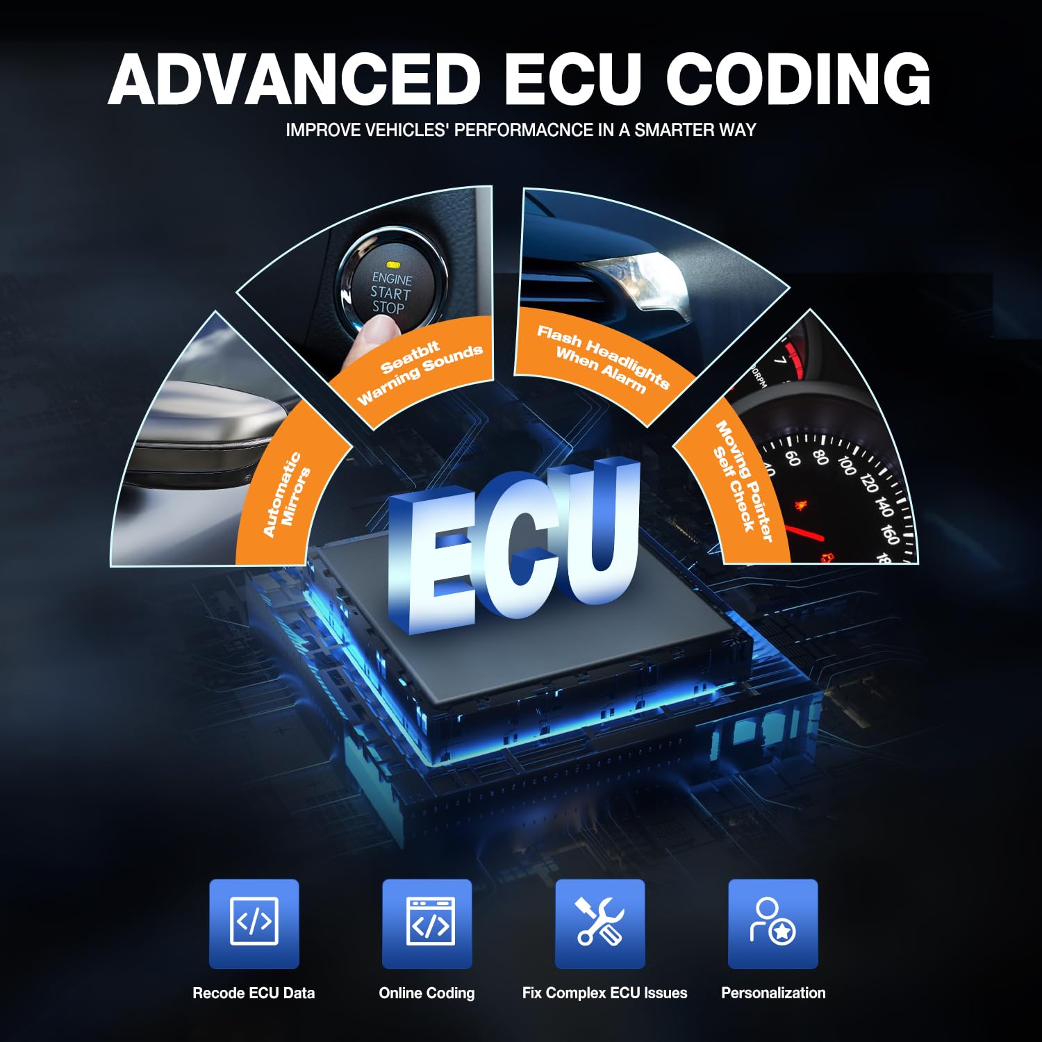 KINGBOLEN K10 Bi-Directional Scanner Full Systems Diagnostic Scan Tool, Topology Graph, 41+ Resets, ECU Coding, ADAS Calibration, FCA AutoAuth, 2 Years Fr-ee Update 10