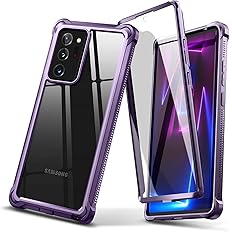 Dexnor for Galaxy Note 20 Ultra Case Clear [No Screen Protector] Rugged Protective Shockproof Hard Back Cover Thickened Corne