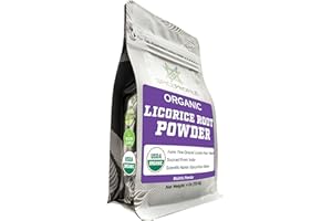 Spice Profile USDA Organic Licorice Root Powder, Lab Tested for Heavy Metals, Resealable 4oz Pouch, Mulethi, Regaliz en Polvo