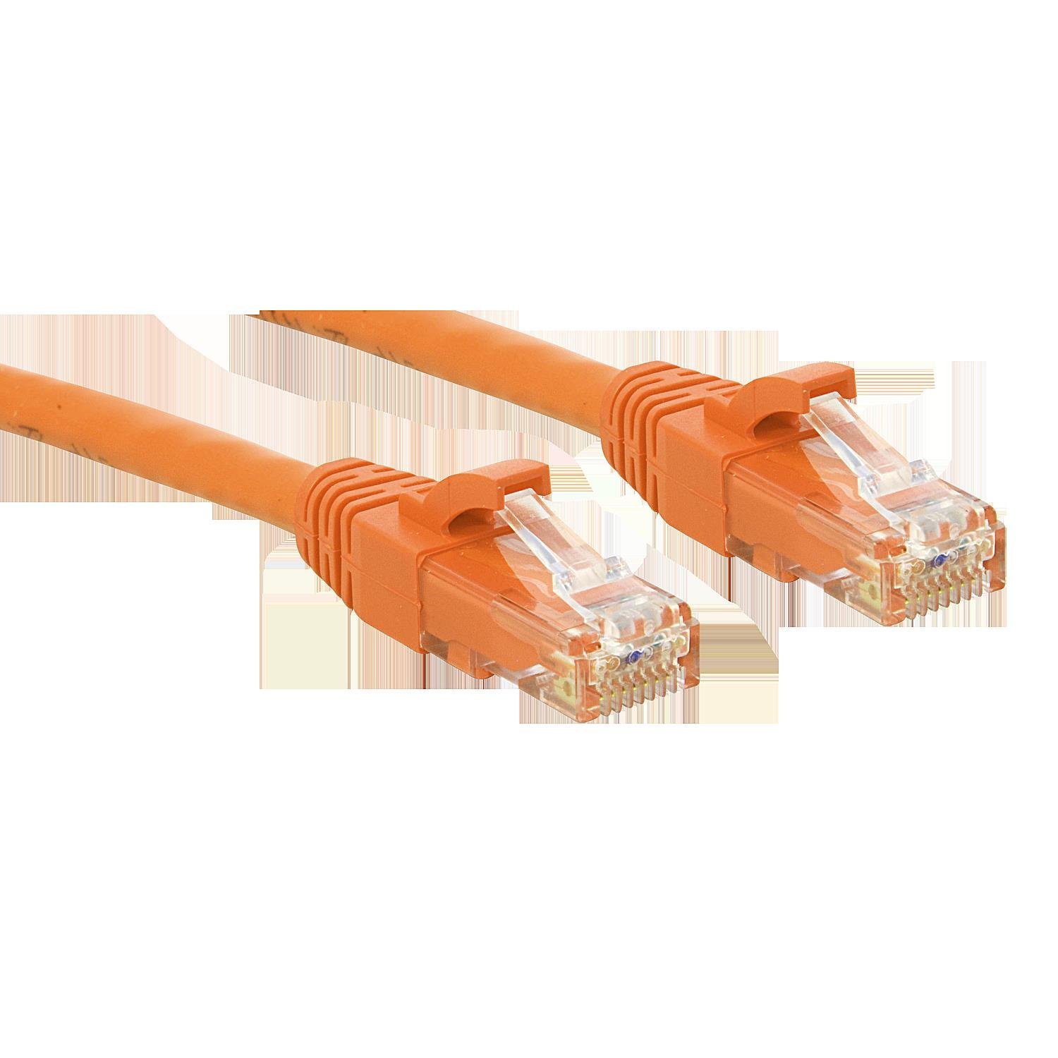LINDY 0.3m Cat.6 U/UTP Network Cable, Orange