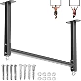 HWOOUSA Ceiling Mounted Pull Up Bar, Heavy Duty 700 LBS Multi Grip Pull Up Bars, 16"/24" Rafter Chin Up Bar, Ceiling Joist for Garage/Gym/Basement with Comfortable Grip &amp; Round Anchors, Easy to Install