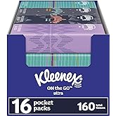 Kleenex 16 Pocket Packs (10 per pack), White, Box