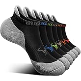 BULLIANT Women Ankle Socks, Active Low-Cut Sock Cushioned Footbed Arch Support for Running Walking Sneakers