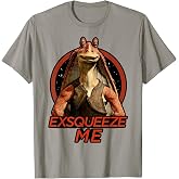 Star Wars Jar Jar Binks Exsqueeze Me Graphic T-Shirt Z1 T-Shirt