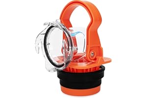 Camco Rhino RV Sewer Adapter PRO - Clear Sewer Hose Elbow with Drain Lock Adapter - Includes Ergonomic Handle & Flexible Adapter (39730)