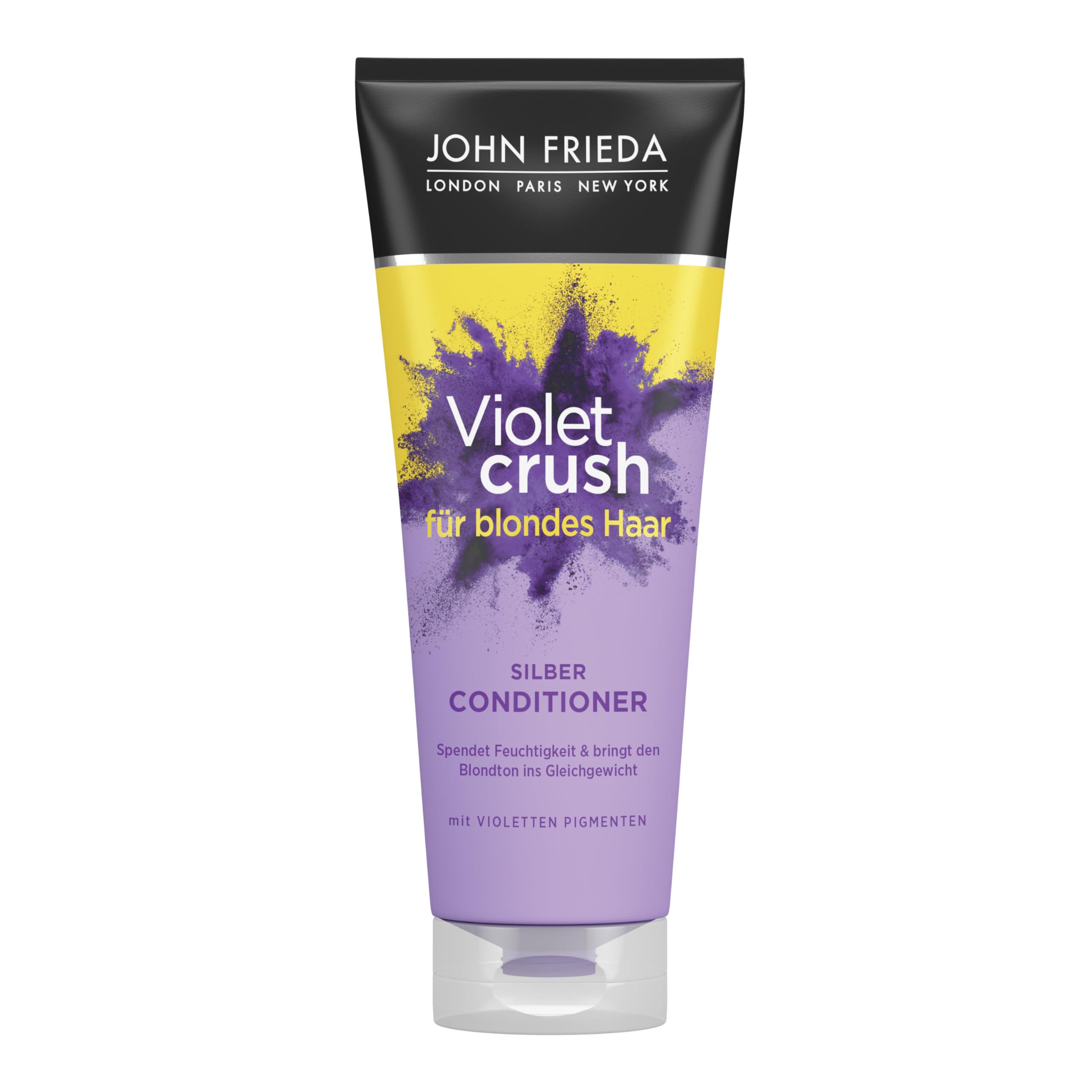 John Frieda Violet Crush for Blondes Toning Conditioner for Blonde Hair, Purple Conditioner for Blondes 250 ml
