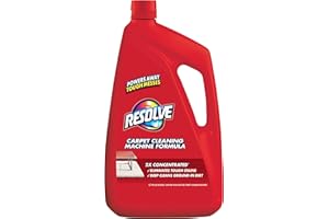 Resolve Carpet Steam Cleaner Solution, 22 fl oz Bottle, 2X Concentrate (Pack of 1)