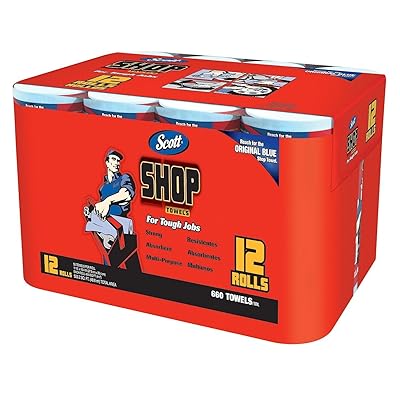 Neugaugh Scott- Shop Towels, 12 Rolls