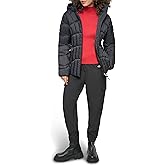 DKNY Women's Hooded Light-weight Puffer