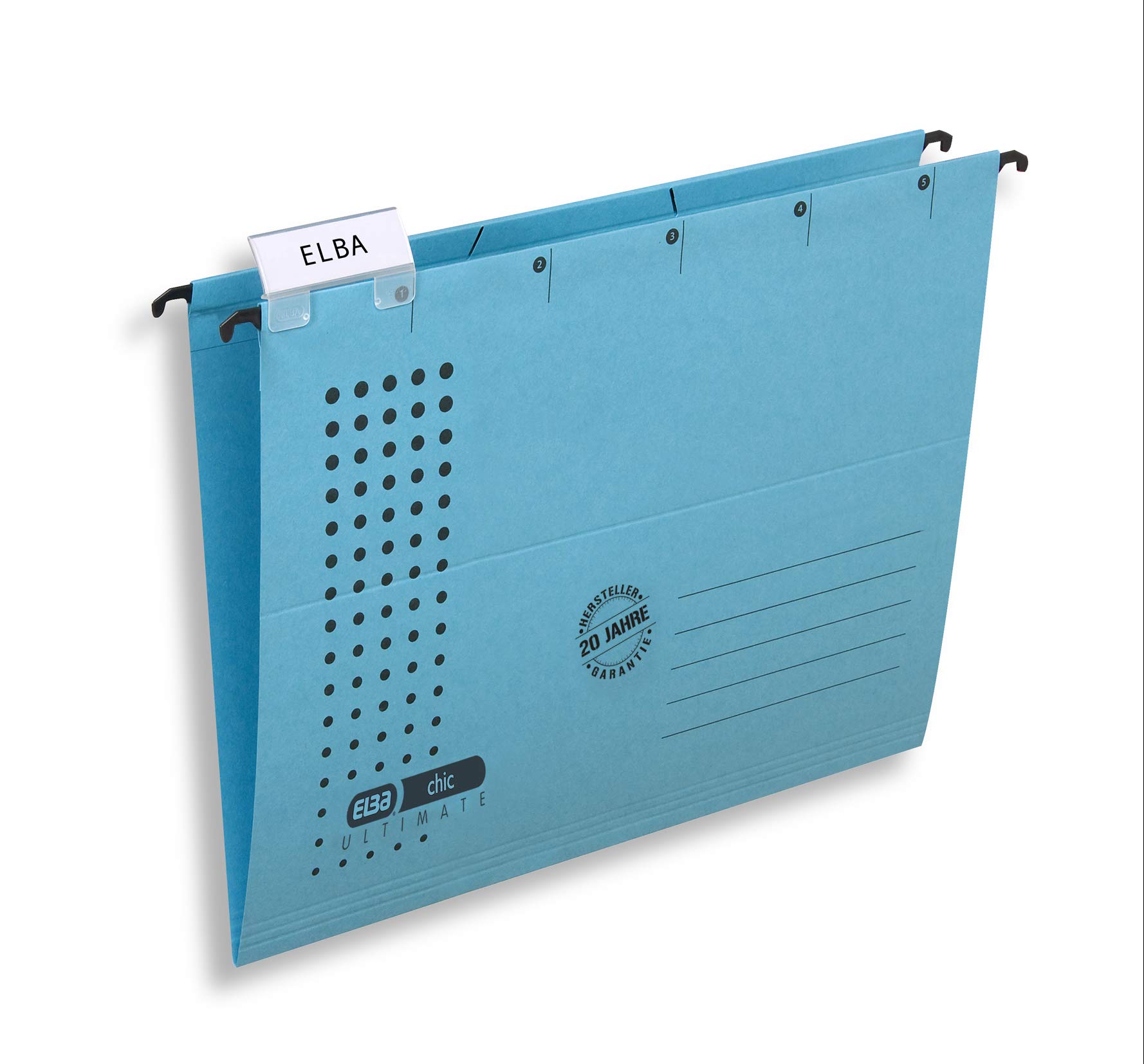 Elba Chic Ultimate 85740BL Suspension File with Open Sides Pack of 25 Blue