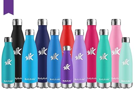 KollyKolla Botella de Agua Acero Inoxidable, Termo Sin BPA ...
