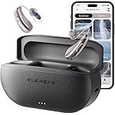 ELEHEAR-Beyond Hearing Aids, Rechargeable Bluetooth OTC Hearing Aids for Seniors with AI Noise Cancellation, Superior Sound Quality Smart, Bluetooth Enabled & App Control, Champagne Gold