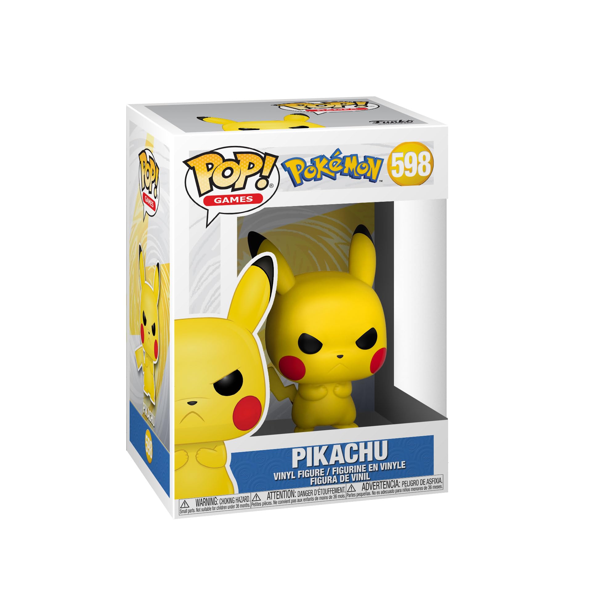 Funko Pop! Games: Pokemon - Grumpy Pikachu - Collectable Vinyl Figure - Gift Idea - Official Merchandise - Toys for Kids & Adults - Games Fans - Model Figure for Collectors and Display