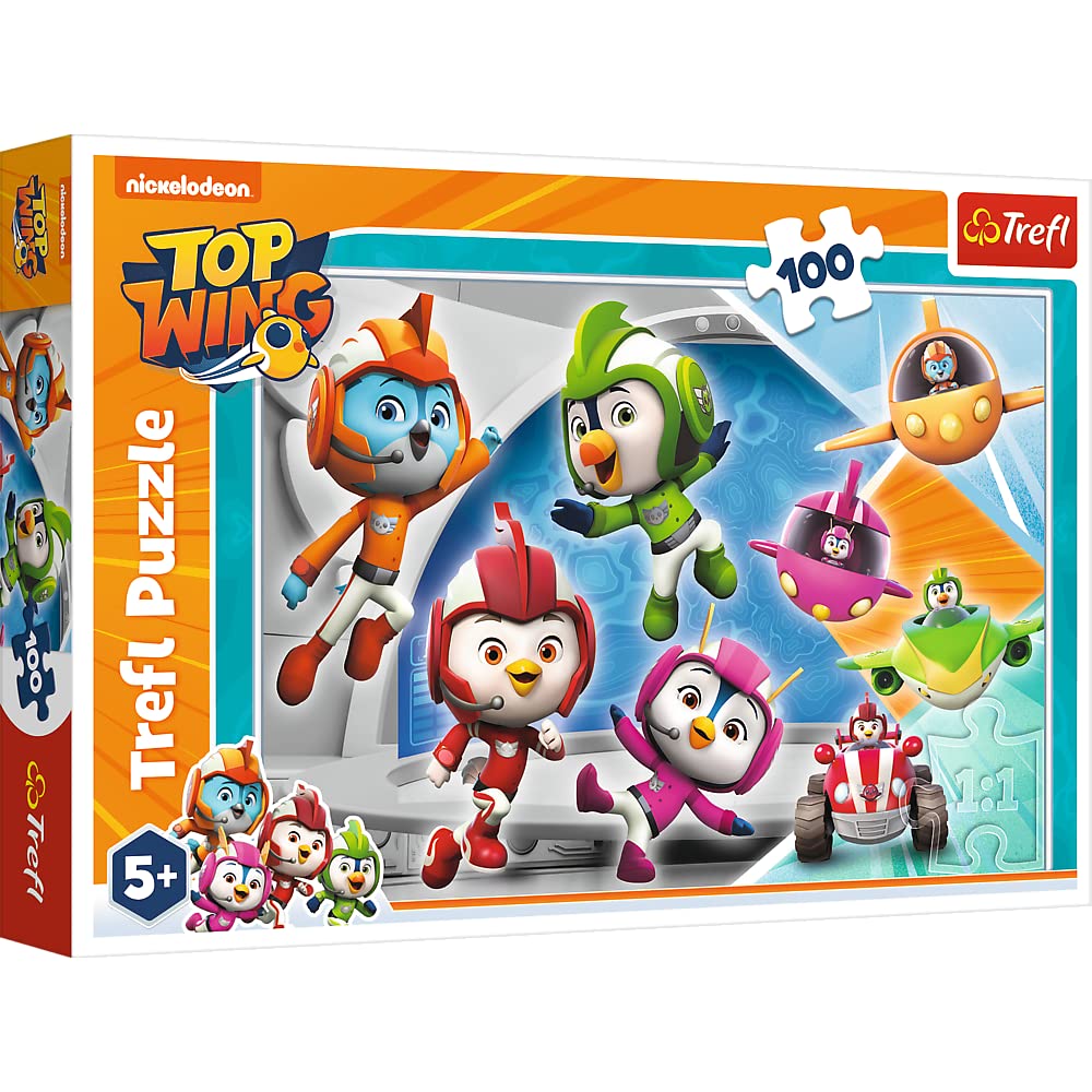 Trefl, The Top Wing Team Jigsaw Puzzle, 100 Pieces, for children aged 5 and up