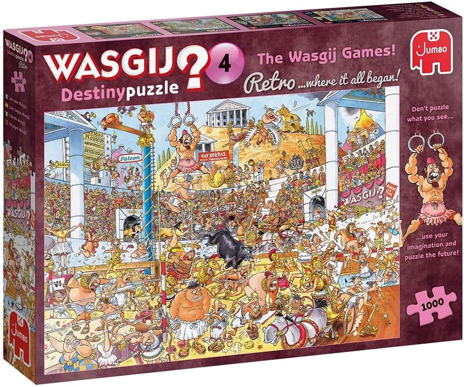 Wasgij Destiny Retro 4 The Wasgij Games!, Jigsaw Puzzles Amazon Canada