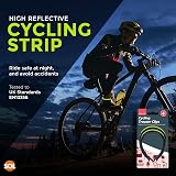 SOL 4pk Trouser Clips with 25cm Reflective Bands for Bicycle Visibility view 6