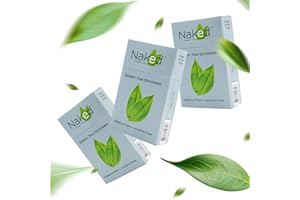NAKED GREEN TEA SMOKES Naked Green Tea Cigarettes - Herbal Cool 3-Pack - Free of Nicotine, Tobacco & Chemical Additives