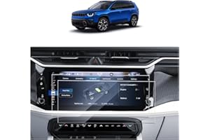 SKTU 2PCS for 2026 Jeep Cherokee Screen Protector 12.3 Inch for 2026+ Jeep Cherokee (Base/Laredo/Limited/Overland) 12.3-Inch 