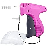 Tagging Gun for Clothing, Standard Retail Price Tag Attacher Gun for Clothes, Clothing Tag Gun Kit with 6 Needles & 1600 1-in Barbs Fasteners (Not Stitch Gun)
