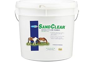 Farnam SandClear Psyllium Crumbles Supplement for Horses, Helps Remove Sand from Colon & Supports Digestive Health, Apple/Mol