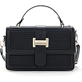 YOVERGA Crossbody Purses for Women - Small Leather Woven Handbags & Shoulder Bag with Adjustable Strap for Daily Essentials​