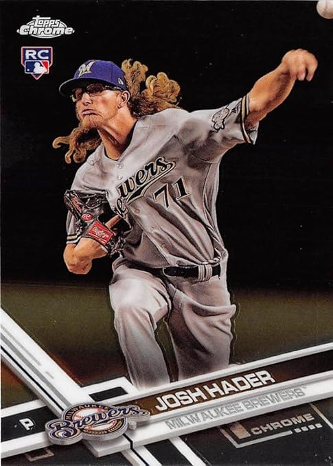 Amazon 2017 Topps Chrome Update HMT54 Josh Hader Milwaukee 