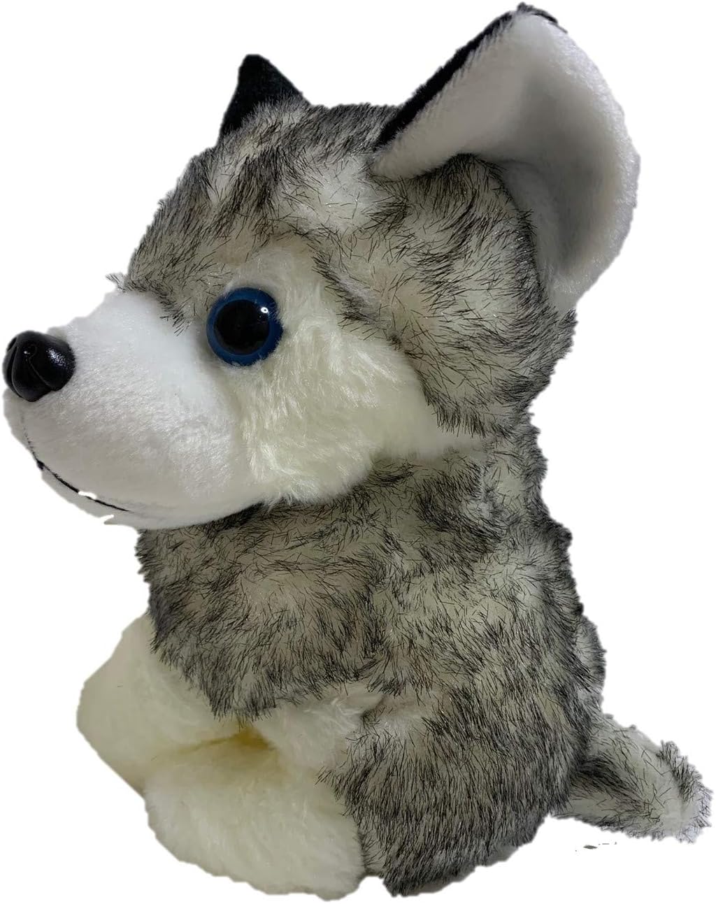 Amazon Pile Stone ハスキー犬 ぬいぐるみ リアル ブルーアイ ふわふわ かわいい 28cm 人形 抱っこサイズ 小さい ギフト 贈り物 自分用 ぬいぐるみ おもちゃ