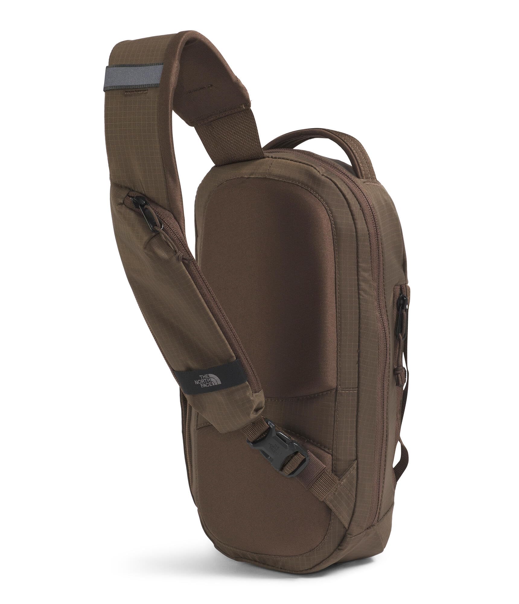 Condition photo showing As Is for the north face borealis sling bag - crossbody bag, water repellent, adjustable strap, multiple compa