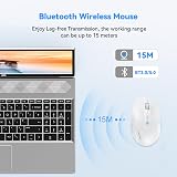 TECKNET Classic Bluetooth Mouse 4800 DPI Wireless Ergonomic 24 Month Battery view 3