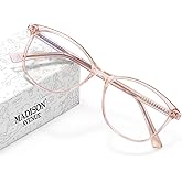 Madison Avenue Blue Light Blocking Glasses Anti Eyestrain UV Glare Blue Light Glasses for Women TV Phone Computer Gaming Eyeglasses Liberty (Crystal Brown)