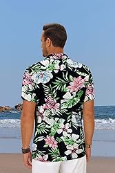 COOFANDY Mens Shirt Aloha Oxford Dress Shirts