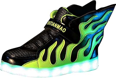 luminous green trainers