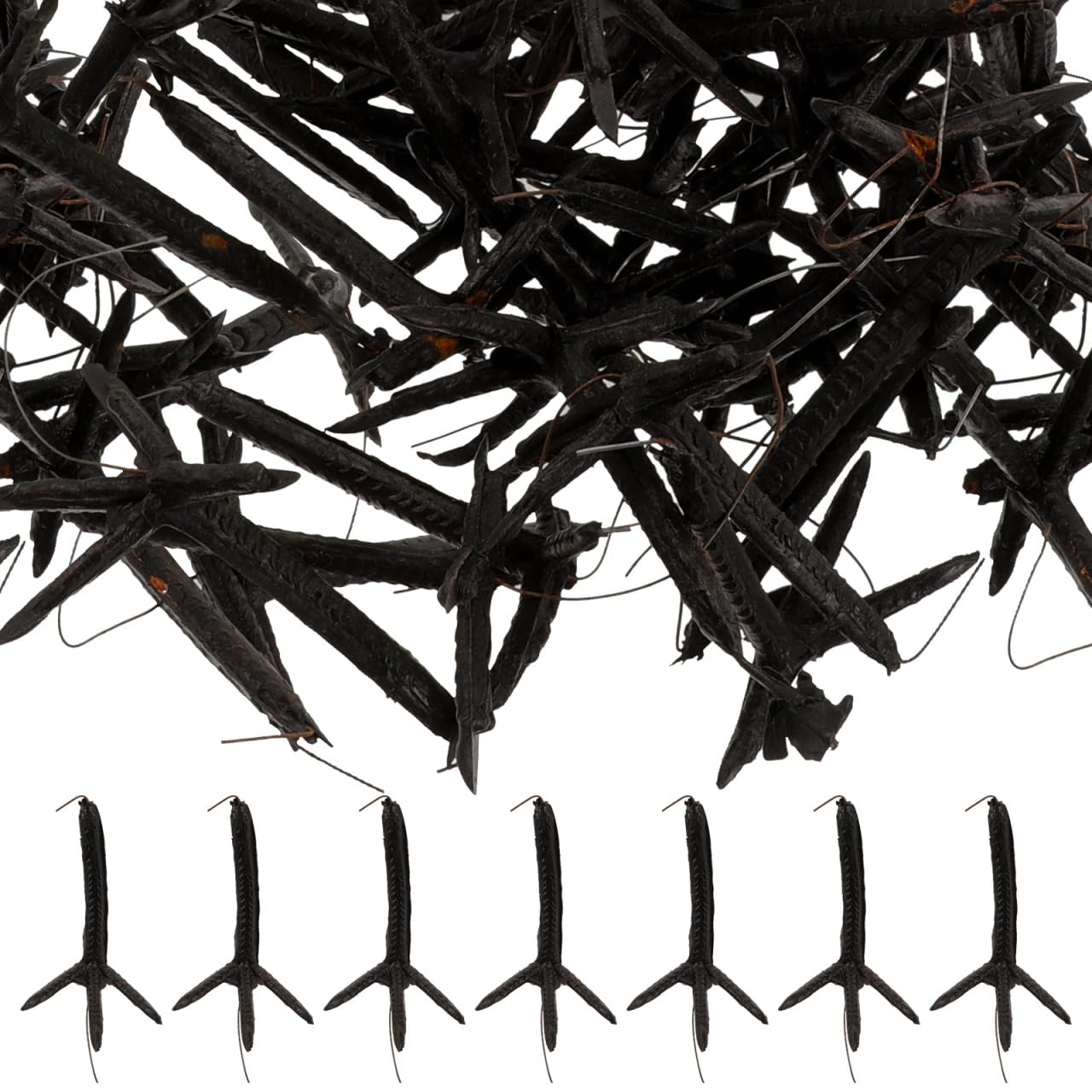 Veemoon Realistic Plastic Chick Feet, 50Pcs Plastic Chick Claw Accessories for Stuffed Realistic Simulation Feet Parts for Crafting Easter Decorations in Arts Crafts 1.77 X 1.57 X 1.38 Inches