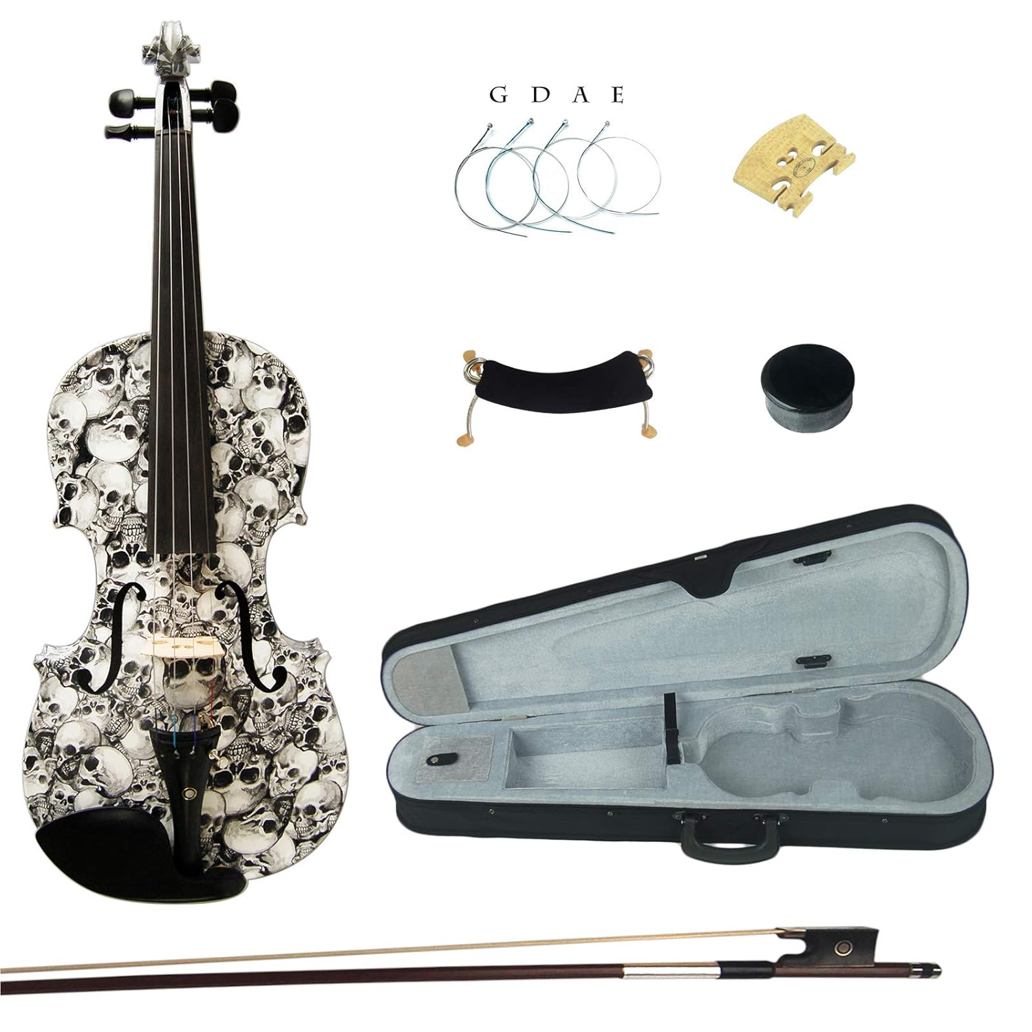 Hb1310 Kinglos 4 4 Camaieu Colore Bois Massif Violon Trousse Raccords Ebene Instruments De Musique Et Sono Violons