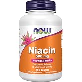 NOW Supplements, Niacin (Vitamin B-3) 500 mg, Sustained Release,250 Tabs