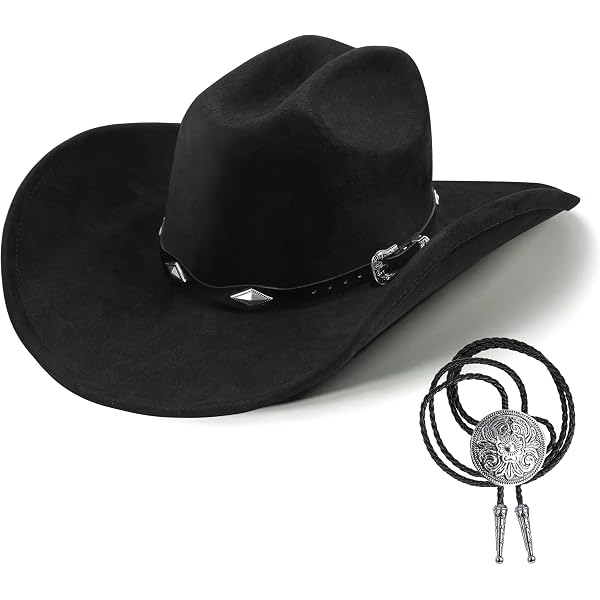 Foeran Classic Western Suede Cowboy Hat for Men