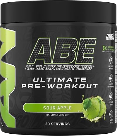 Applied Nutrition ABE Pre Workout Sour Apple 375g 30 Servings