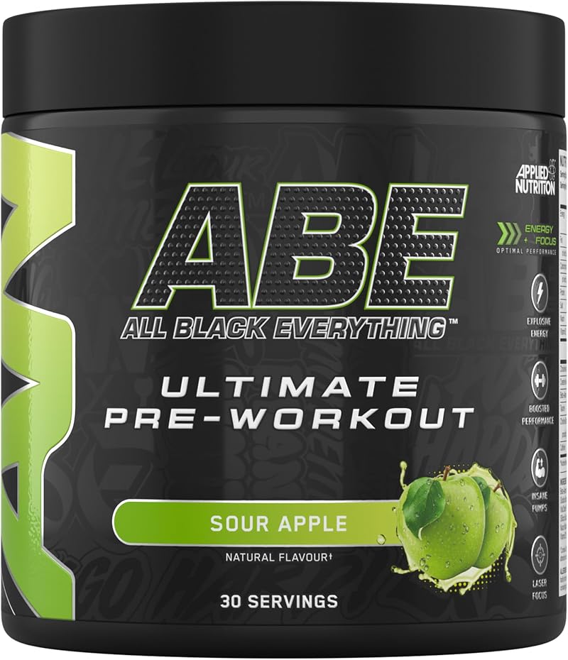 Applied Nutrition ABE Pre Workout Sour Apple 375g 30 Servings