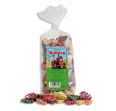 bunteTraktor-Nudeln Pasta Bulldog (250 g) aus deutscher Manufaktur