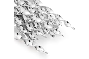 OFFO Bird Scarer Rods, 11.5 in (15 PCS) Reflective Bird Device Outdoor Bird Scarer to Keep Pigeon and Woodpecker Away from Garden or Yard, Silver