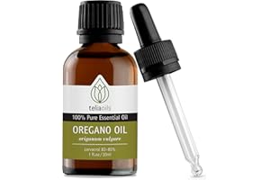 Teliaoils Oil of Oregano, Super Strenght 83-85% Carvacol, Edible Oregano from Greek Mountains